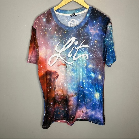 Into the AM galaxy “Lit” Crewneck Tshirt - Picture 1 of 8